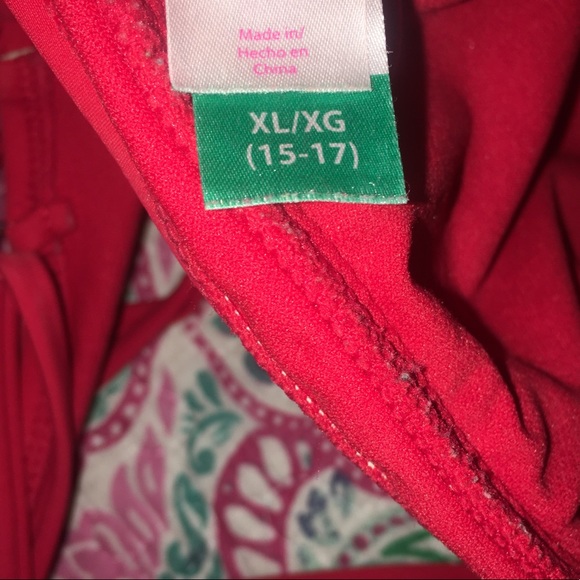 XL Red nobo swimsuit top that ties in the back - Picture 3 of 3